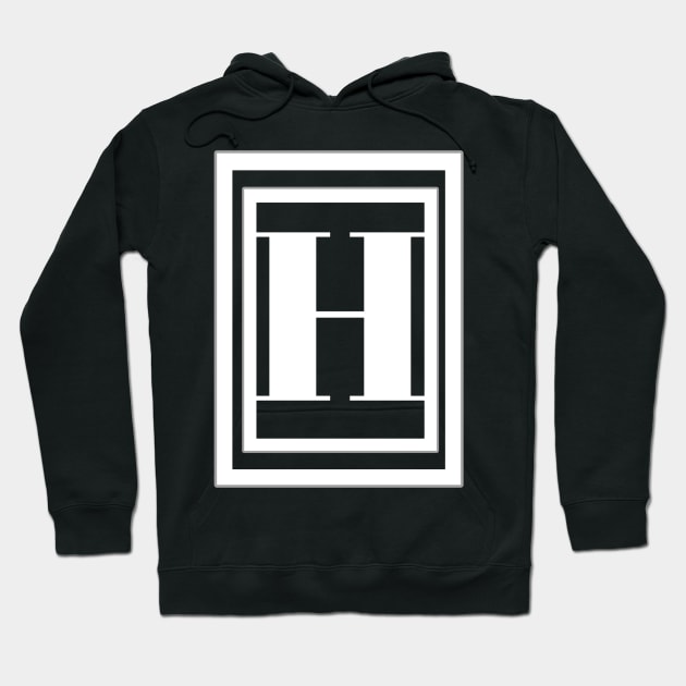 Simple classy alphabetical designed accessories, apparel for modern elegant look Hoodie by Blueberry Pie 